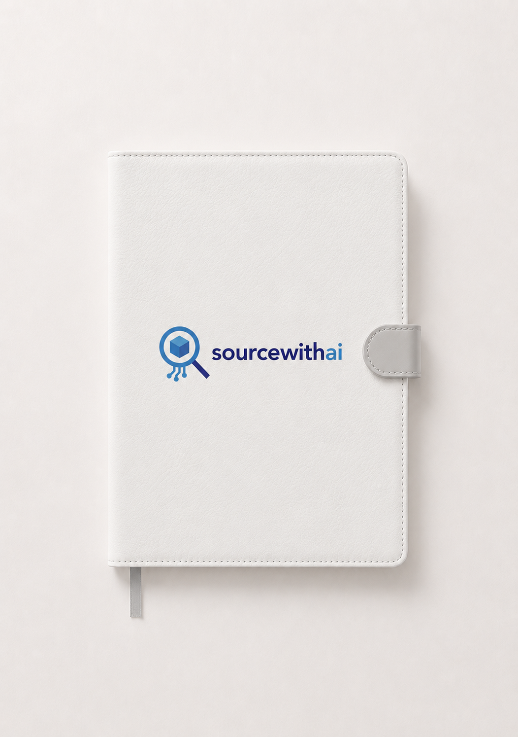 Structured sourcing request visual with a refined product workspace